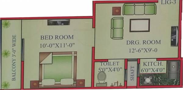 Geetanjali Apartments (1BHK+1T (450 sq ft) 450 sq ft) Geetanjali Apartments (1BHK+1T (450 sq ft) 450 sq ft)