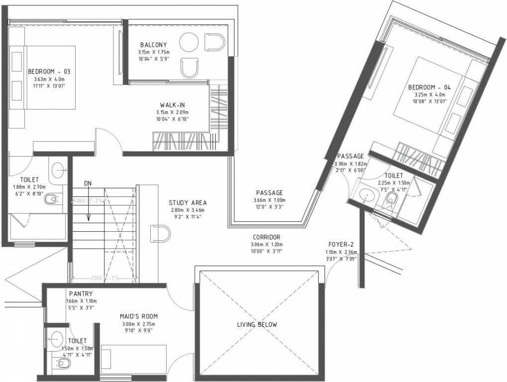 Upper Level Penthouse Plan reflections Floor Plan Upper Level Penthouse Plan