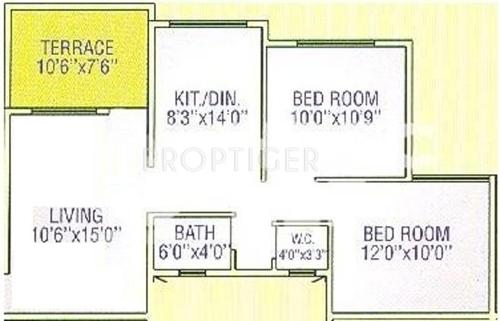 Shiv Hari Om Apartments (2BHK+1T (810 sq ft) 810 sq ft)