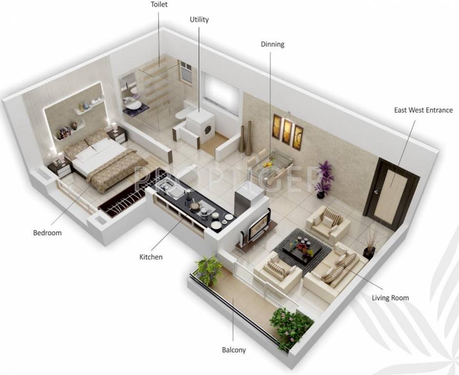 Siddhivinayak Vision Woods 1 (1BHK+1T (501 sq ft) 501 sq ft)
