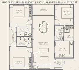 Gorbandh Fort The Crown (3BHK+3T (1,026.34 sq ft) 1026.34 sq ft) Gorbandh Fort The Crown (3BHK+3T (1,026.34 sq ft) 1026.34 sq ft)