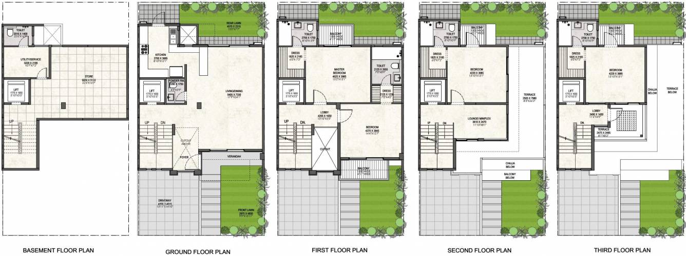 Godrej Evoke Villas (4BHK+5T (4,177 sq ft) 4177 sq ft)