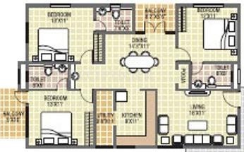 Adithi Pearl (3BHK+3T (1,570 sq ft) 1570 sq ft) Adithi Pearl (3BHK+3T (1,570 sq ft) 1570 sq ft)
