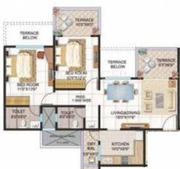 Kolte Patil Downtown (2BHK+2T (1,534 sq ft) 1534 sq ft)