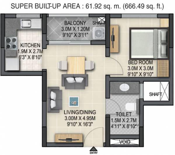 floorPlan of Sobha Winchester
