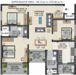 floorPlan of Sobha Winchester