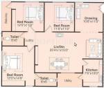 Vijay Vijaya Residency V (3BHK+2T (1,500 sq ft) 1500 sq ft)