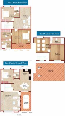 Melange Smart Neighbourhoods (3BHK+4T (2,550 sq ft) 2550 sq ft)
