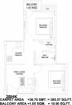  Jan Aawas Vatika (2BHK+1T (395.68 sq ft) 395.68 sq ft)