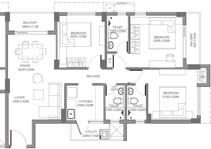 elevate at godrej se7en Floor Plan Floor Plan
