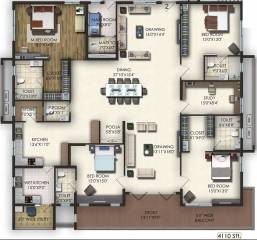 Jayabheri Trendset Jayabheri Elevate (4BHK+5T (4,110 sq ft) + Servant Room 4110 sq ft)