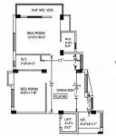 Nirman Pramita Apartment (2BHK+2T (854 sq ft) 854 sq ft) Nirman Pramita Apartment (2BHK+2T (854 sq ft) 854 sq ft)