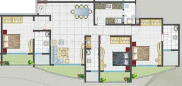 Ramdev Ramdev Heights (3BHK+3T (1,515 sq ft) 1515 sq ft)