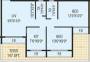 Bhoomi Homes Nakshtra Floor Plan (2BHK+2T)