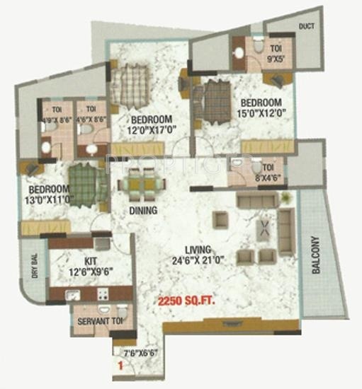 Sadguru Saroj (3BHK+4T (2,250 sq ft) 2250 sq ft)