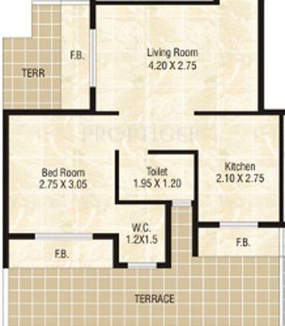 Bhoomi Shubhdhara (1BHK+1T (645 sq ft) 645 sq ft)