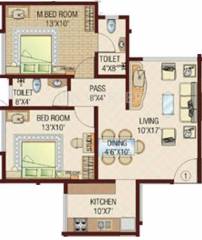 Ashray Jaswanti Woods (2BHK+2T (577.38 sq ft) 577.38 sq ft) Ashray Jaswanti Woods (2BHK+2T (577.38 sq ft) 577.38 sq ft)