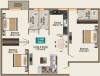 GP Pearl Iris (3BHK+3T (1,390 sq ft) 1390 sq ft)
