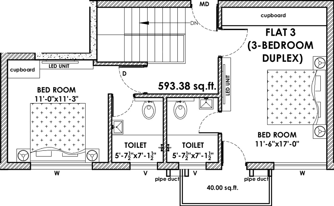 Soma Chester Hills (3BHK+3T (1,529.43 sq ft) 1529.43 sq ft)