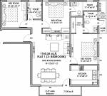 Soma Chester Hills (3BHK+3T (1,408.57 sq ft) 1408.57 sq ft)