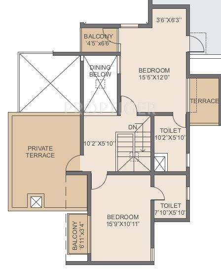 Rohan Jharoka Phase 2 (4BHK+4T (2,662 sq ft) 2662 sq ft)
