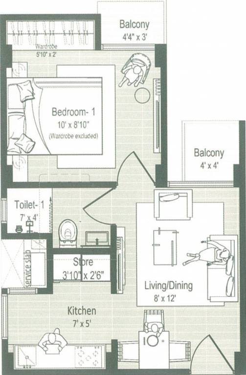 Samanvay Aasra (1BHK+1T (380 sq ft) 380 sq ft) Samanvay Aasra (1BHK+1T (380 sq ft) 380 sq ft)