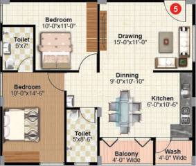Sree Adithya Elite (2BHK+2T (1,050 sq ft) 1050 sq ft) Sree Adithya Elite (2BHK+2T (1,050 sq ft) 1050 sq ft)