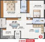 Utkarsha Abodes (2BHK+2T (1,096 sq ft) + Pooja Room 1096 sq ft)