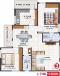 Utkarsha Abodes (2BHK+2T (1,128 sq ft) 1128 sq ft)
