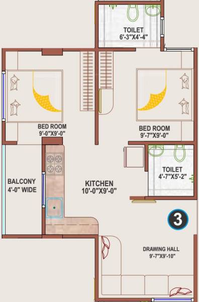 Gyanesh Royal Pine (2BHK+2T (680 sq ft) 680 sq ft) Gyanesh Royal Pine (2BHK+2T (680 sq ft) 680 sq ft)