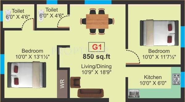 AP Anumithra (2BHK+2T (850 sq ft) 850 sq ft) AP Anumithra (2BHK+2T (850 sq ft) 850 sq ft)