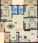 GK Residency (3BHK+2T (1,670 sq ft) 1670 sq ft)  GK Residency (3BHK+2T (1,670 sq ft) 1670 sq ft)