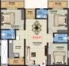 GK Residency (3BHK+3T (1,553 sq ft) 1553 sq ft)