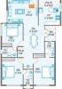 Samhita Sarovar (3BHK+3T (1,705 sq ft) 1705 sq ft)