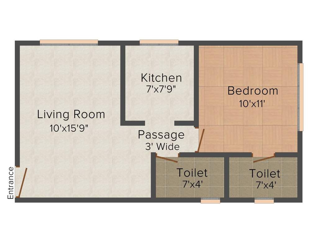 Navkar Manisha CHS LTD (1BHK+1T (424.96 sq ft) 424.96 sq ft)