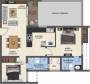 Casagrand Woodside (2BHK+2T (1,035 sq ft) 1035 sq ft)