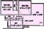 Rizvi Aashiana (2BHK+2T (938 sq ft) 938 sq ft) Rizvi Aashiana (2BHK+2T (938 sq ft) 938 sq ft)