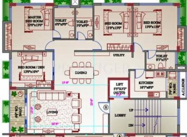 Orbit Shankar (4BHK+3T (2,600 sq ft) 2600 sq ft)