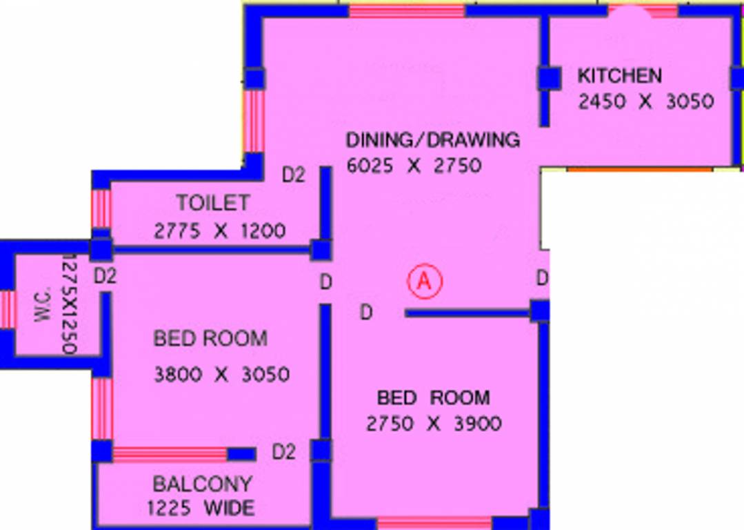 Bajrang Prathama Apartment (2BHK+2T (890 sq ft) 890 sq ft) Bajrang Prathama Apartment (2BHK+2T (890 sq ft) 890 sq ft)