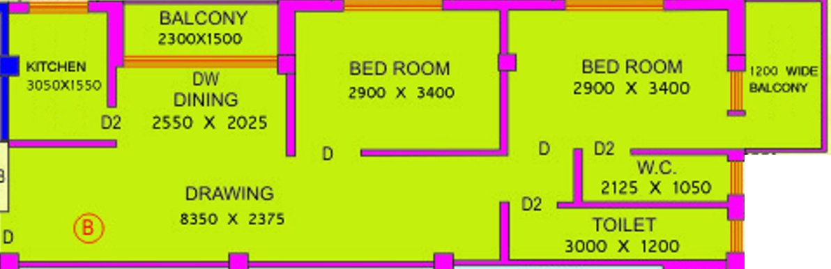Bajrang Prathama Apartment (2BHK+2T (972 sq ft) 972 sq ft) Bajrang Prathama Apartment (2BHK+2T (972 sq ft) 972 sq ft)