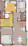 Orbit Group Blessings Floor Plan (4BHK+4T + Study Room)