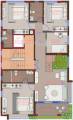 Orbit Group Blessings Floor Plan (4BHK+4T + Study Room)