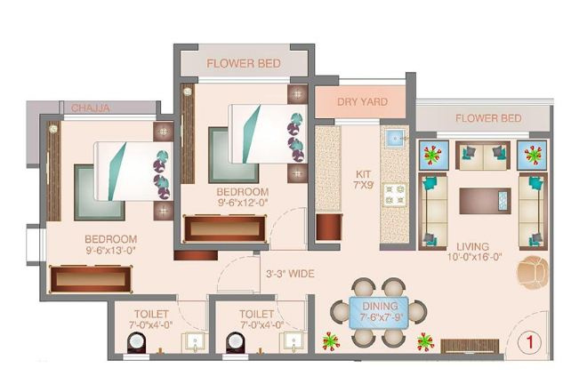Veena Velocity PH II (2BHK+2T (591.37 sq ft) 591.37 sq ft) Veena Velocity PH II (2BHK+2T (591.37 sq ft) 591.37 sq ft)