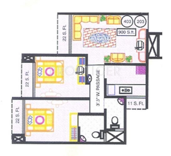 Maatoshree Moreshwar Complex (2BHK+2T (900 sq ft) 900 sq ft) Maatoshree Moreshwar Complex (2BHK+2T (900 sq ft) 900 sq ft)