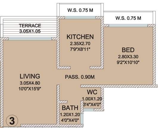  residency Floor Plan Floor Plan