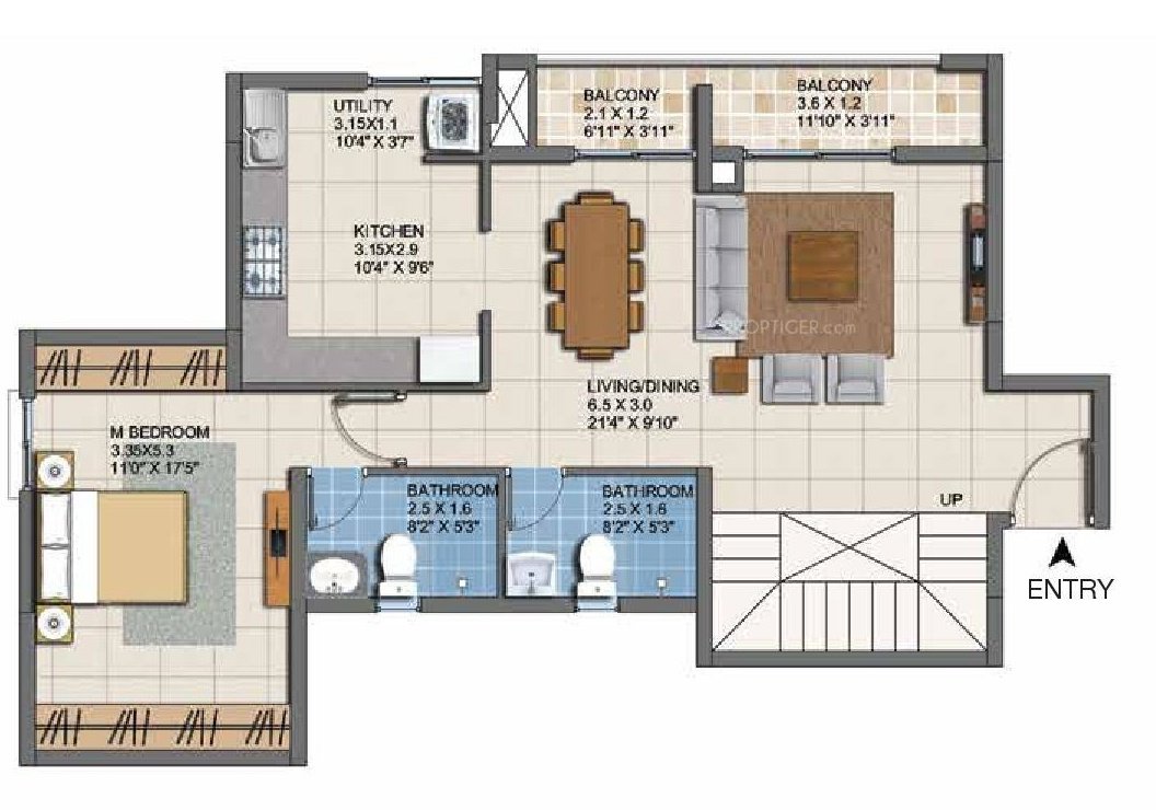  ecr 14 signature Floor Plan Lower Level Duplex Plan