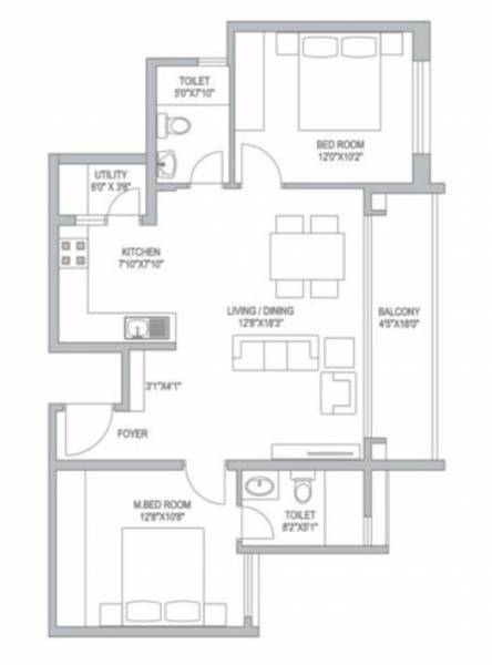 floorPlan of SLV Central Park
