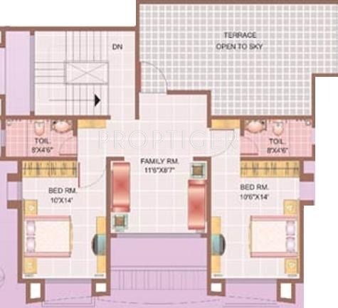 Sabari Prabhat Floor Plan (4BHK+4T)