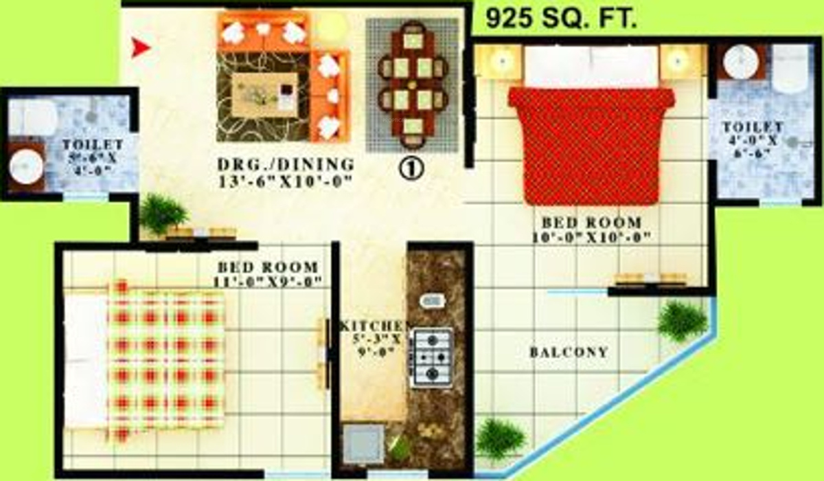 APS Homes (2BHK+2T (925 sq ft) 925 sq ft) APS Homes (2BHK+2T (925 sq ft) 925 sq ft)
