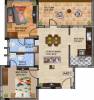 Bharathi Brikhouse (2BHK+2T (960 sq ft) 960 sq ft)